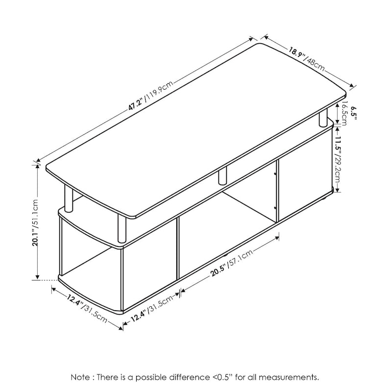 Table basse Furinno JAYA Utility Design-4