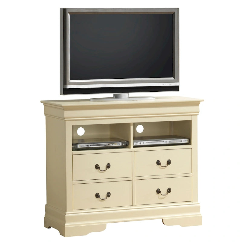 Meuble multimédia en bois Louis Philippe-34