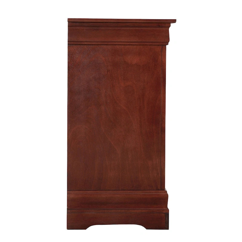 Meuble multimédia en bois Louis Philippe-19