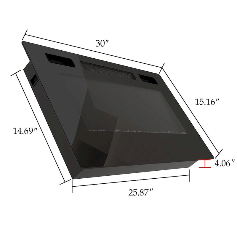 Meuble TV et cheminée combinés de luxe avec fonctionnalités LED intégrées-17