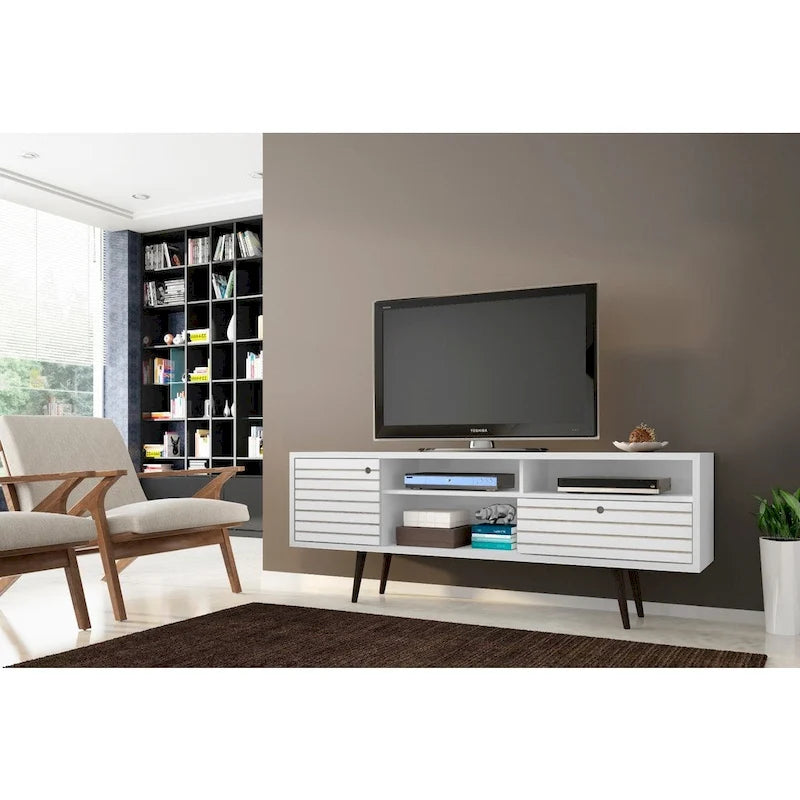 Console de meuble multimédia Manhattan Comfort Liberty 70,86 po de style moderne du milieu du siècle-2