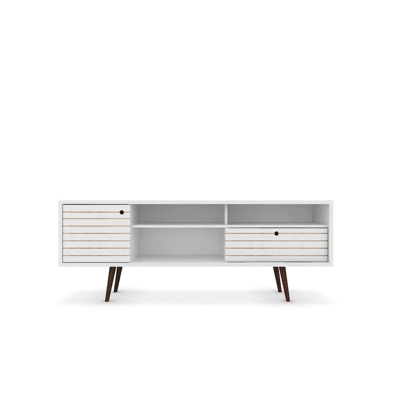 Console de meuble multimédia Manhattan Comfort Liberty 70,86 po de style moderne du milieu du siècle-7
