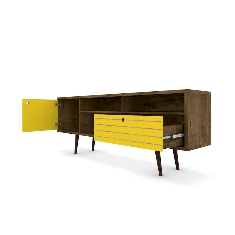 Console de meuble multimédia Manhattan Comfort Liberty 70,86 po de style moderne du milieu du siècle-20