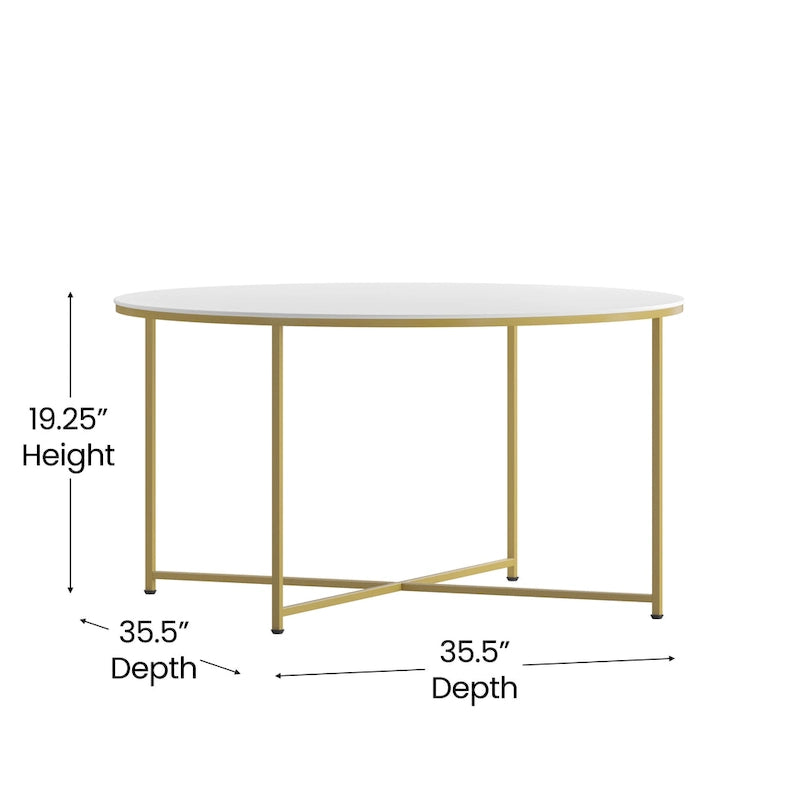Table basse Signature Design par Ashley Coylin - Table en verre trempé-5