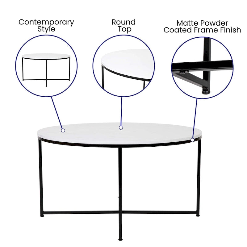 Table basse Signature Design par Ashley Coylin - Table en verre trempé-13