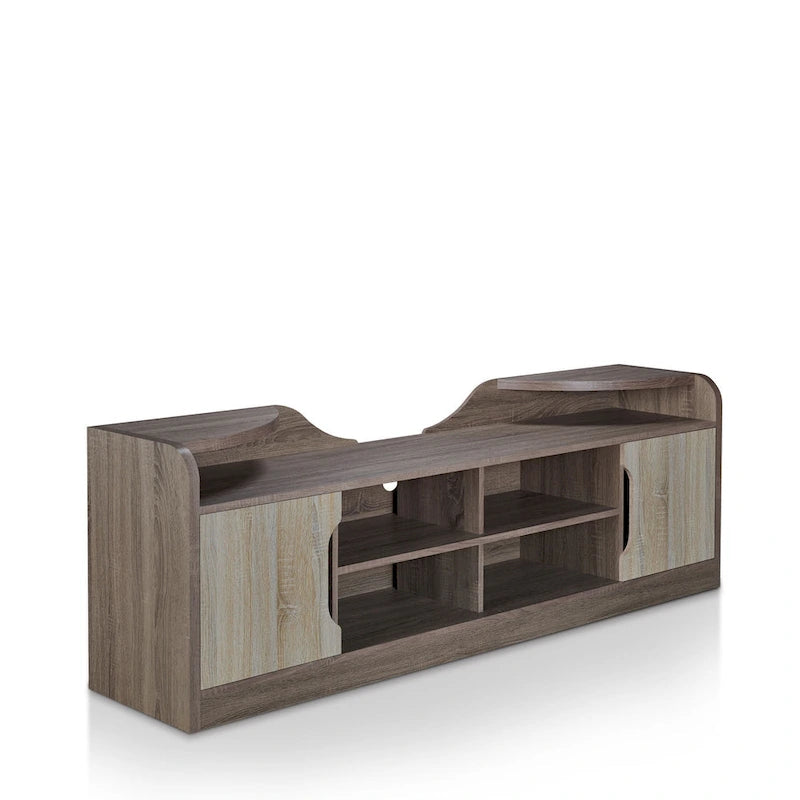 Meuble TV de rangement multifonctionnel rustique Fetz de 72 pouces par Furniture of America-5