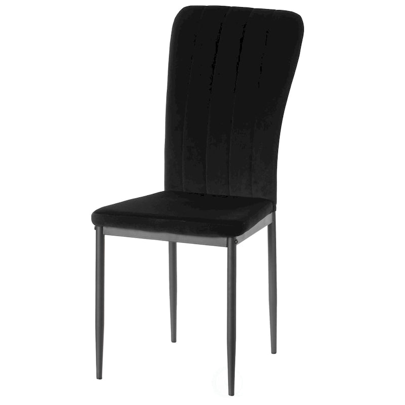Modern And Contemporary Tufted Velvet Upholstered Dining Chair