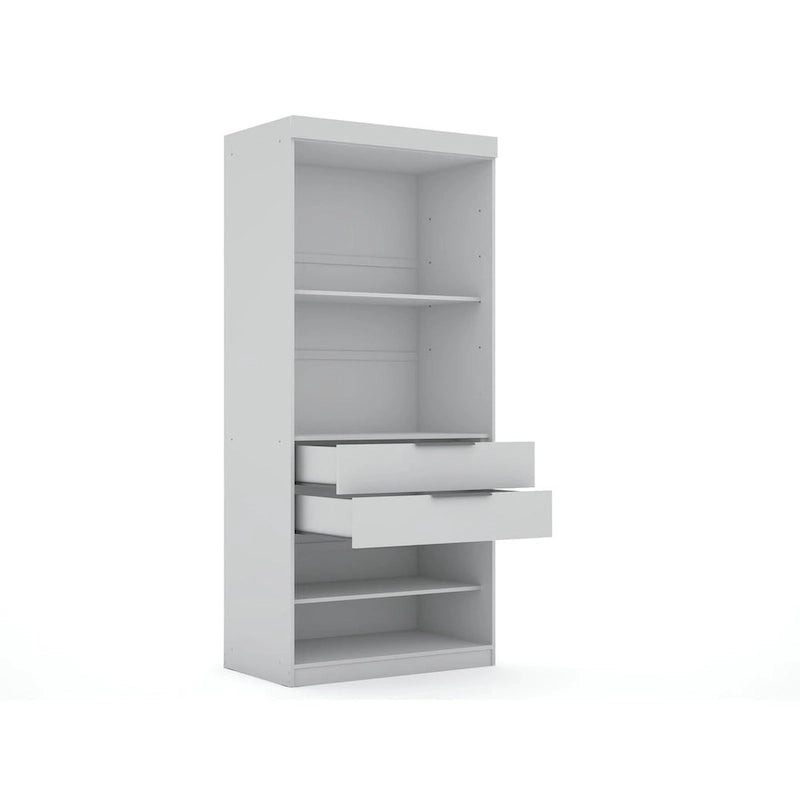 Armoire-penderie moderne sectionnelle Mulberry 2.0-4