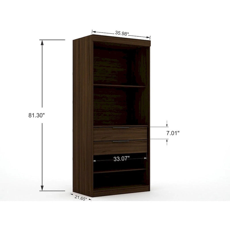 Armoire-penderie moderne sectionnelle Mulberry 2.0-23