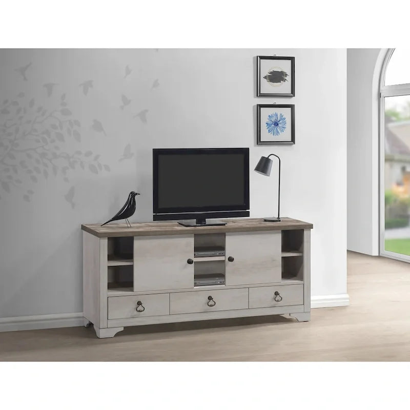 Ensemble de chambre à coucher rustique Anallese 5 pièces en bois flotté-10