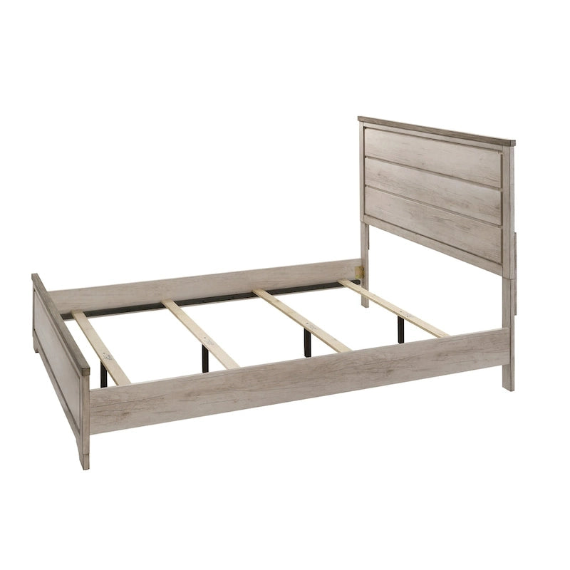 Ensemble de chambre à coucher rustique Anallese 5 pièces en bois flotté-14
