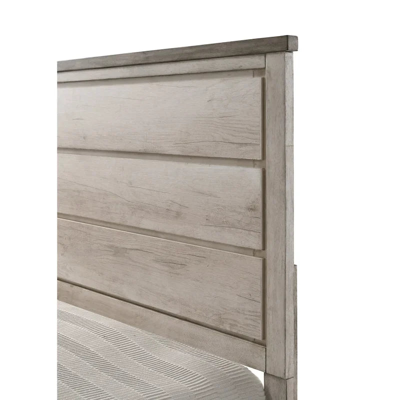 Ensemble de chambre à coucher rustique Anallese 5 pièces en bois flotté-15
