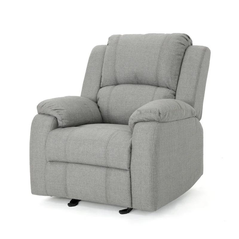 Fauteuil inclinable à bascule en tissu Mozelle Classic de Christopher Knight Home