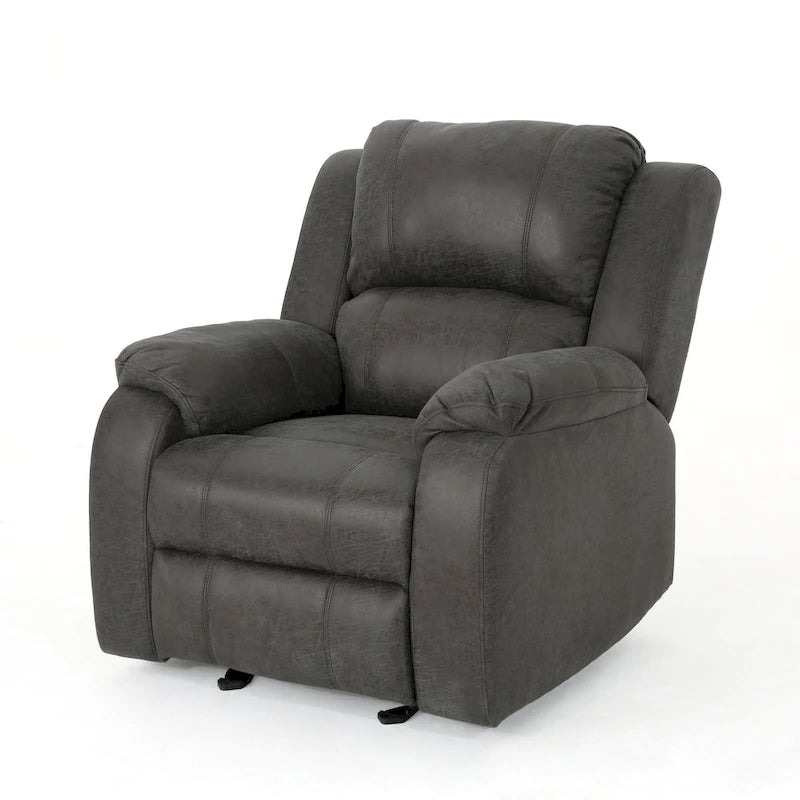 Fauteuil inclinable à bascule en tissu Mozelle Classic de Christopher Knight Home-10