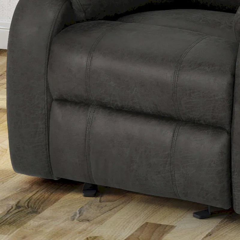 Fauteuil inclinable à bascule en tissu Mozelle Classic de Christopher Knight Home-11