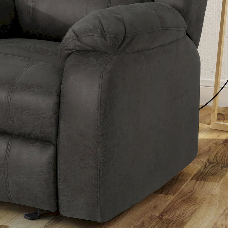 Fauteuil inclinable à bascule en tissu Mozelle Classic de Christopher Knight Home-12