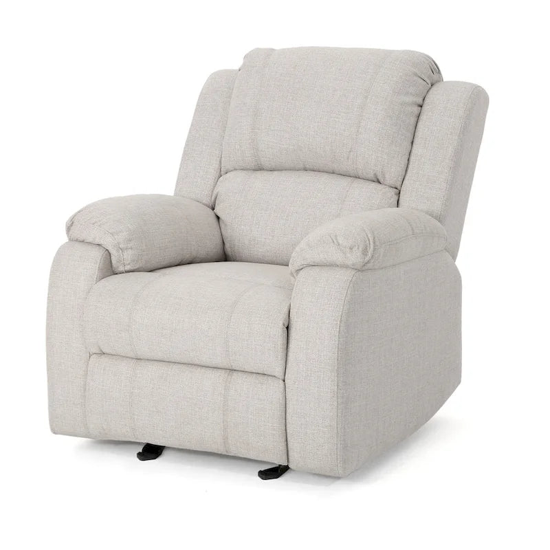 Fauteuil inclinable à bascule en tissu Mozelle Classic de Christopher Knight Home-15