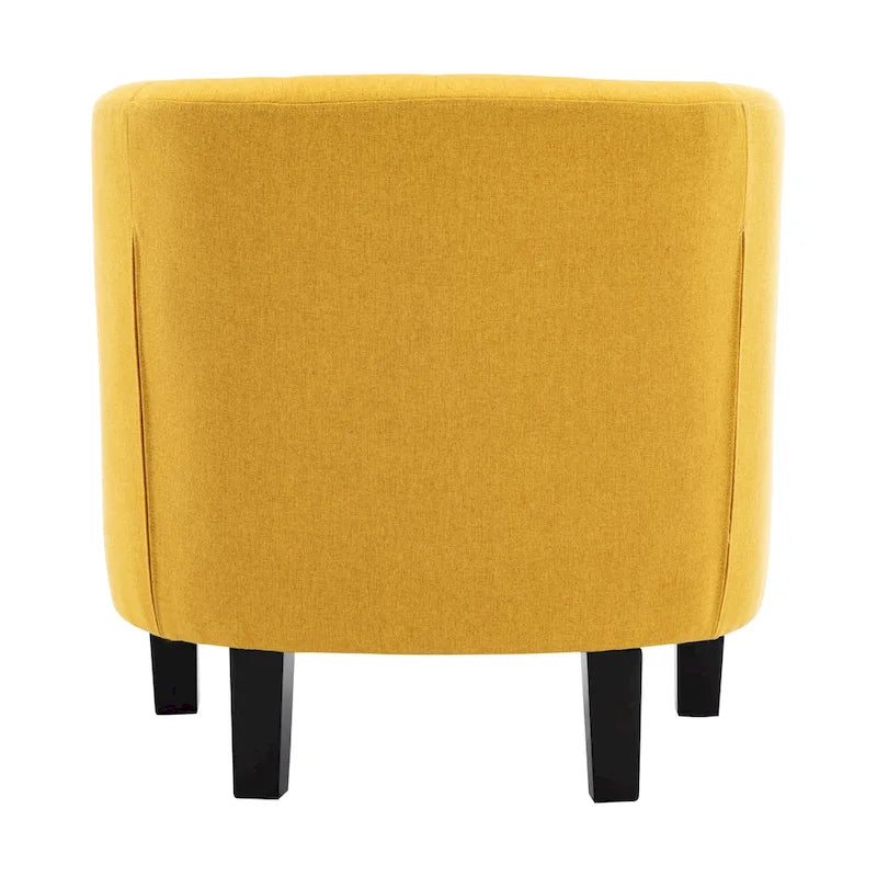 Fauteuil club Corvus Oxonia capitonné en tissu-13