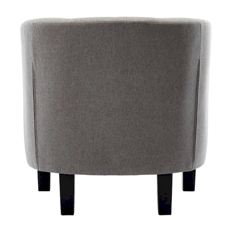 Fauteuil club Corvus Oxonia capitonné en tissu-30