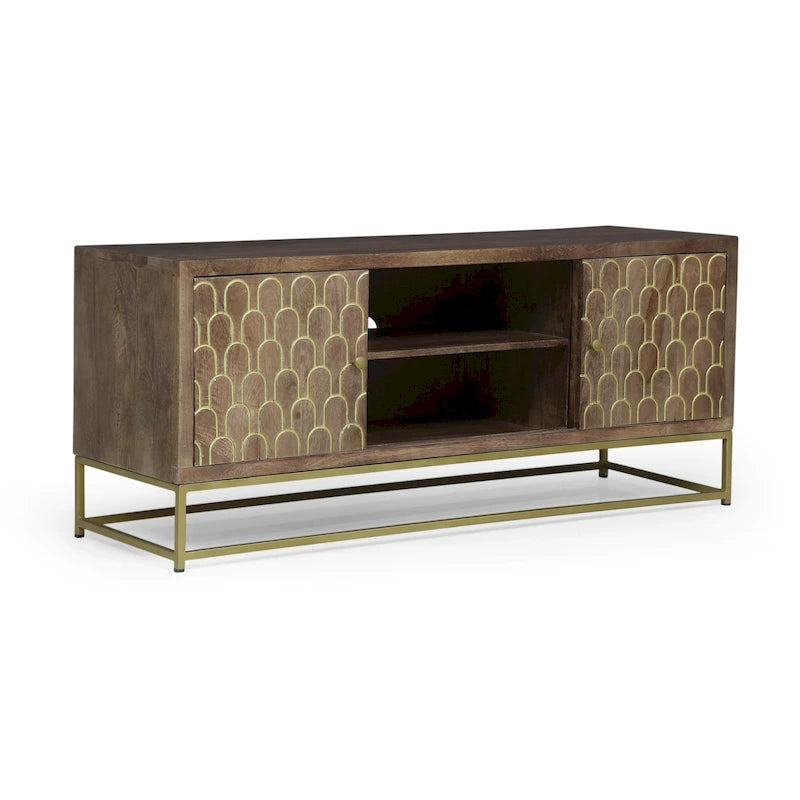 Meuble TV contemporain en bois Cannonville par Christopher Knight Home-13