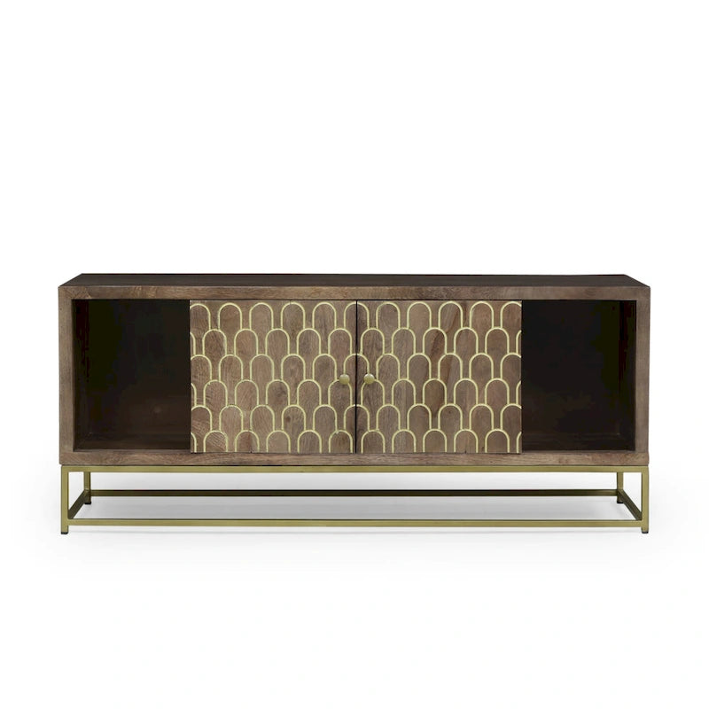 Meuble TV contemporain en bois Cannonville par Christopher Knight Home-10