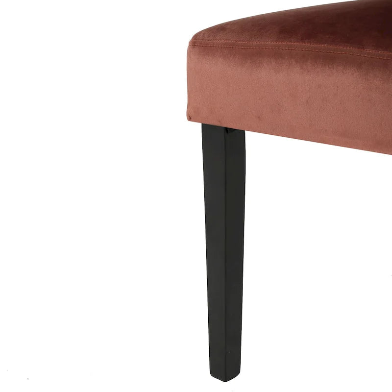 Chaises de salle à manger en velours vénitien (lot de 2) par Christopher Knight Home-9