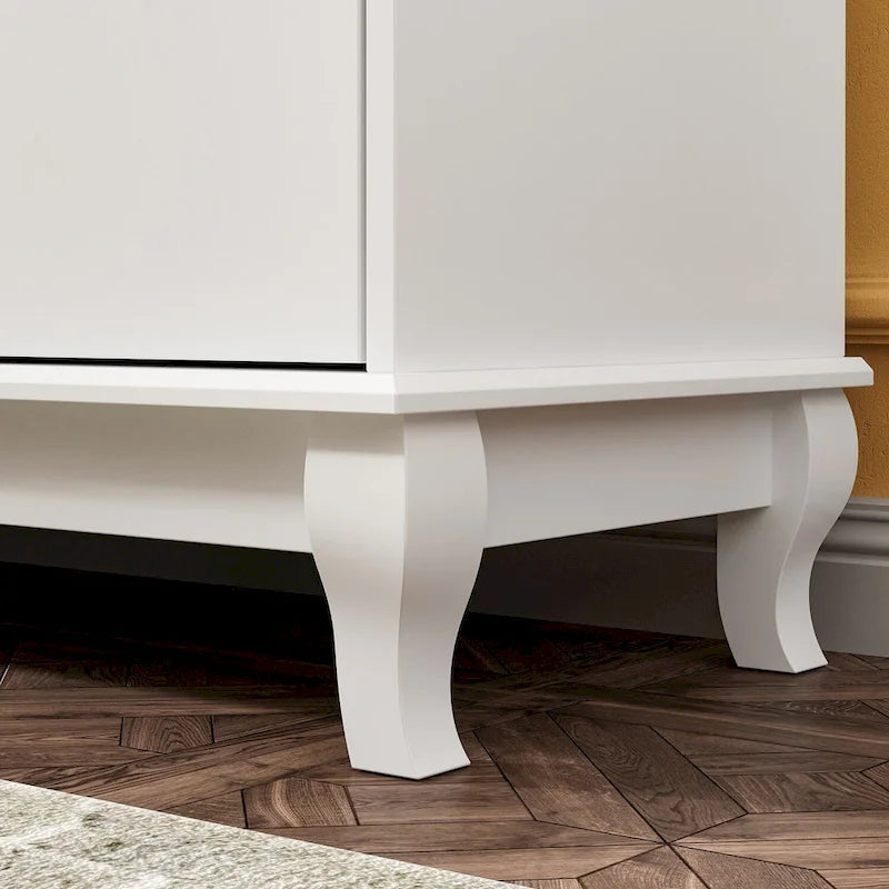 Commode laquée de 55,1 cm de large, coffre de rangement, commode de chambre-9
