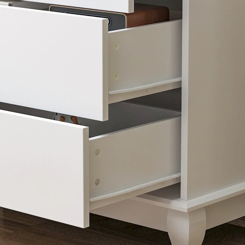 Commode laquée de 55,1 cm de large, coffre de rangement, commode de chambre-17