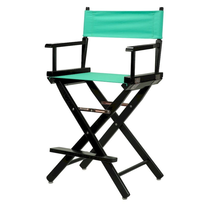 Chaise de réalisateur à cadre noir de 61 cm (24 pouces)-6