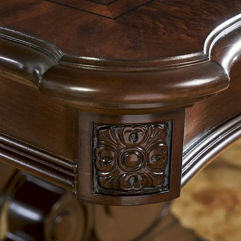 Table de salle à manger traditionnelle Steve Silver Richland de 244 cm (96 pouces), marron-4