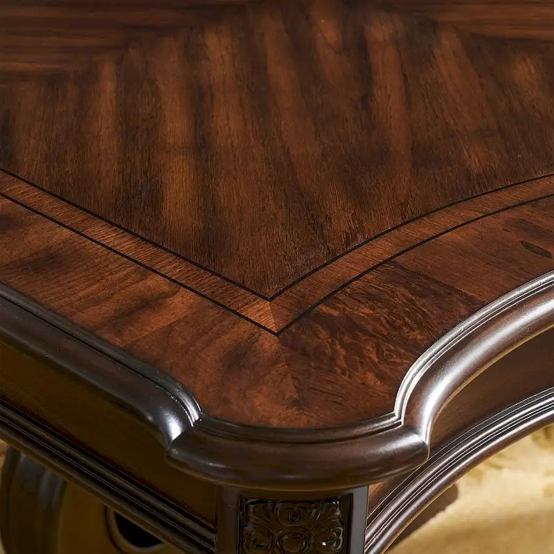 Table de salle à manger traditionnelle Steve Silver Richland de 244 cm (96 pouces), marron-5