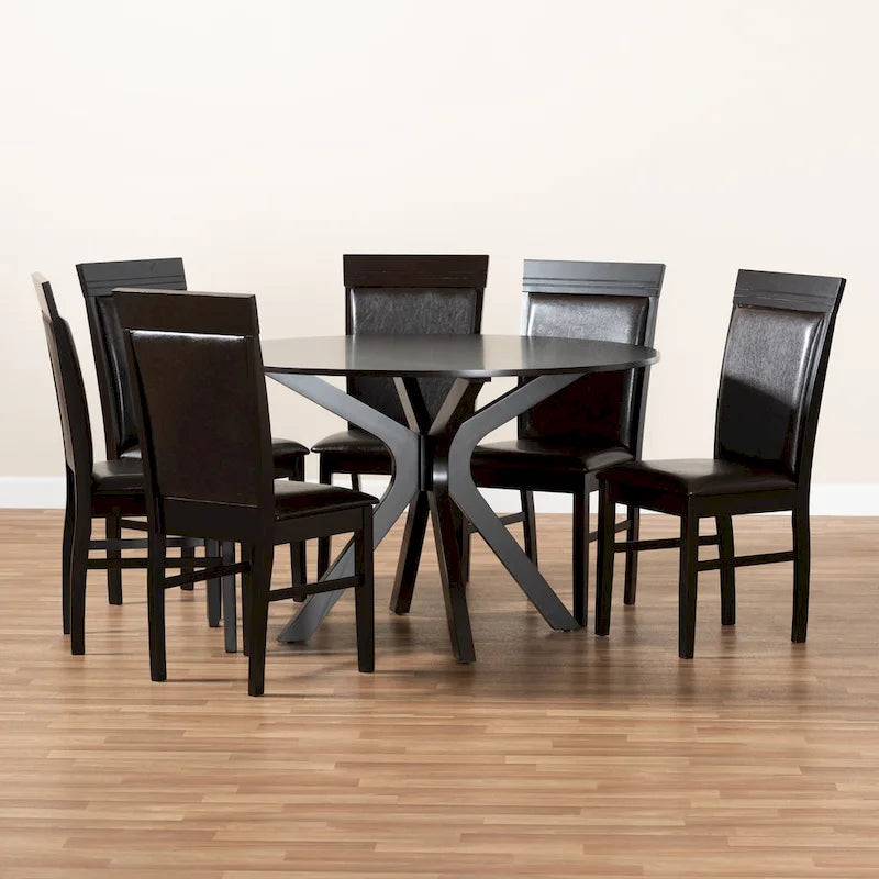 Ensemble de salle à manger Jeane moderne et contemporain 7 pièces-9
