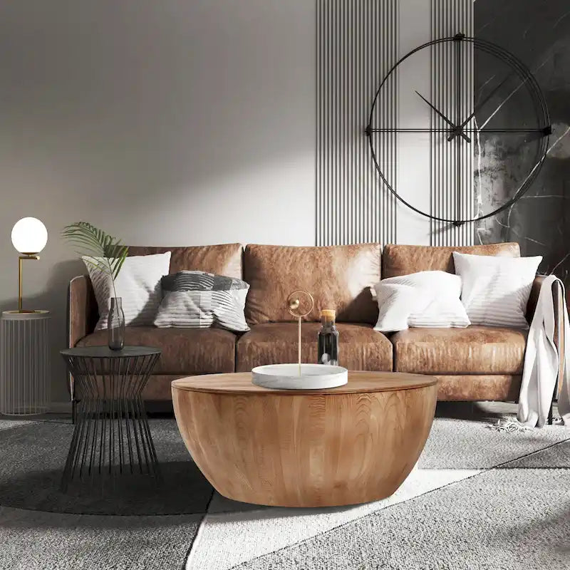 Table basse vintage en forme de seau pour salon (35,43 €)