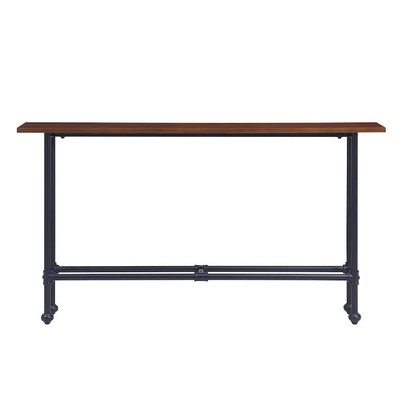 Table console SEI Furniture Northrup noire/expresso-4