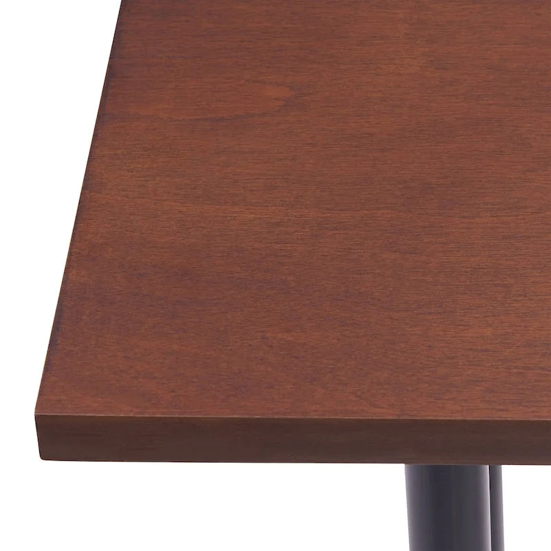 Table console SEI Furniture Northrup noire/expresso-8