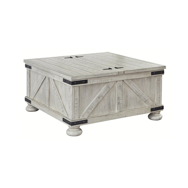 Table basse Carynhurst Signature Design by Ashley avec rangement - 91,4 cm (L) x 91,4 cm (P) x 45,7 cm (H)-5