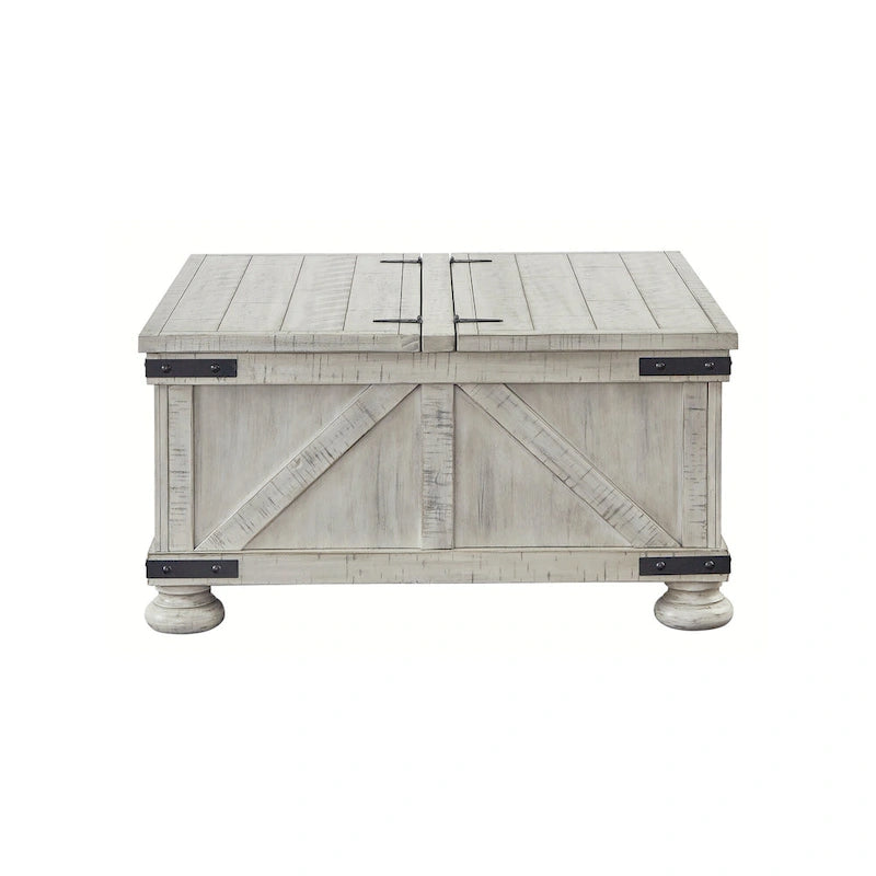 Table basse Carynhurst Signature Design by Ashley avec rangement - 91,4 cm (L) x 91,4 cm (P) x 45,7 cm (H)-7