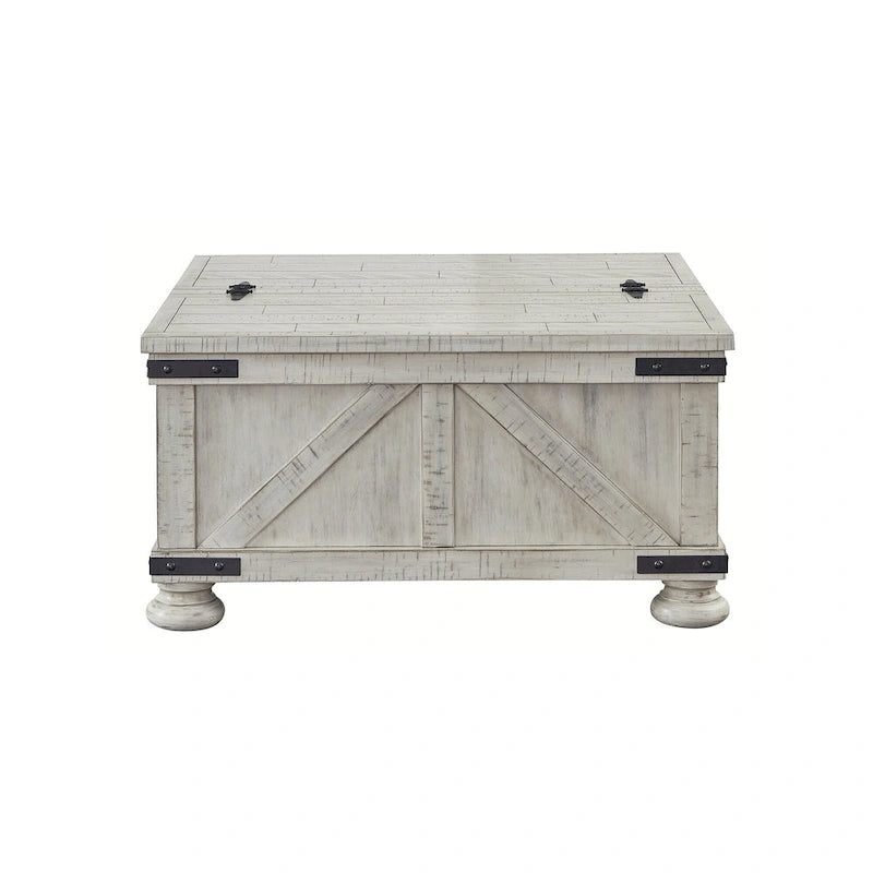 Table basse Carynhurst Signature Design by Ashley avec rangement - 91,4 cm (L) x 91,4 cm (P) x 45,7 cm (H)-8