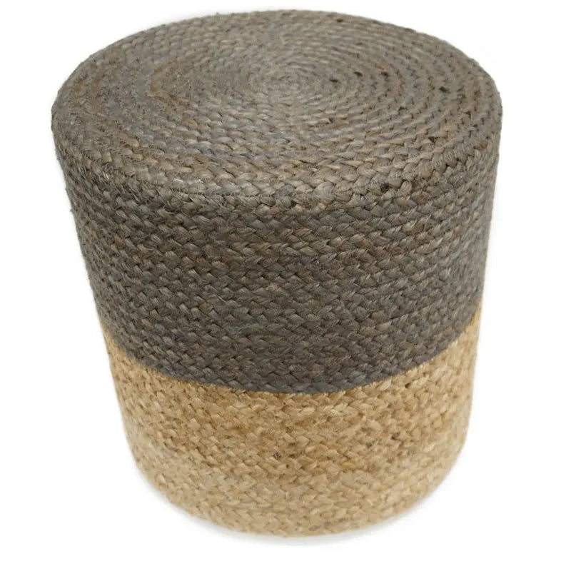 Pouf en jute Markovich fait main Home&amp;Manor-2