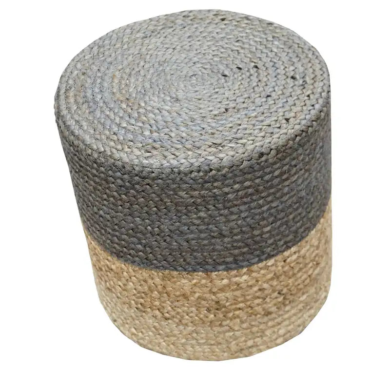 Pouf en jute Markovich fait main Home&amp;Manor-5