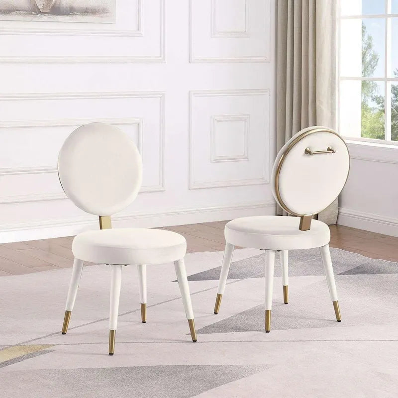 Ensemble table et chaises rondes 5 pièces Morden Fort Modern Luxury-7