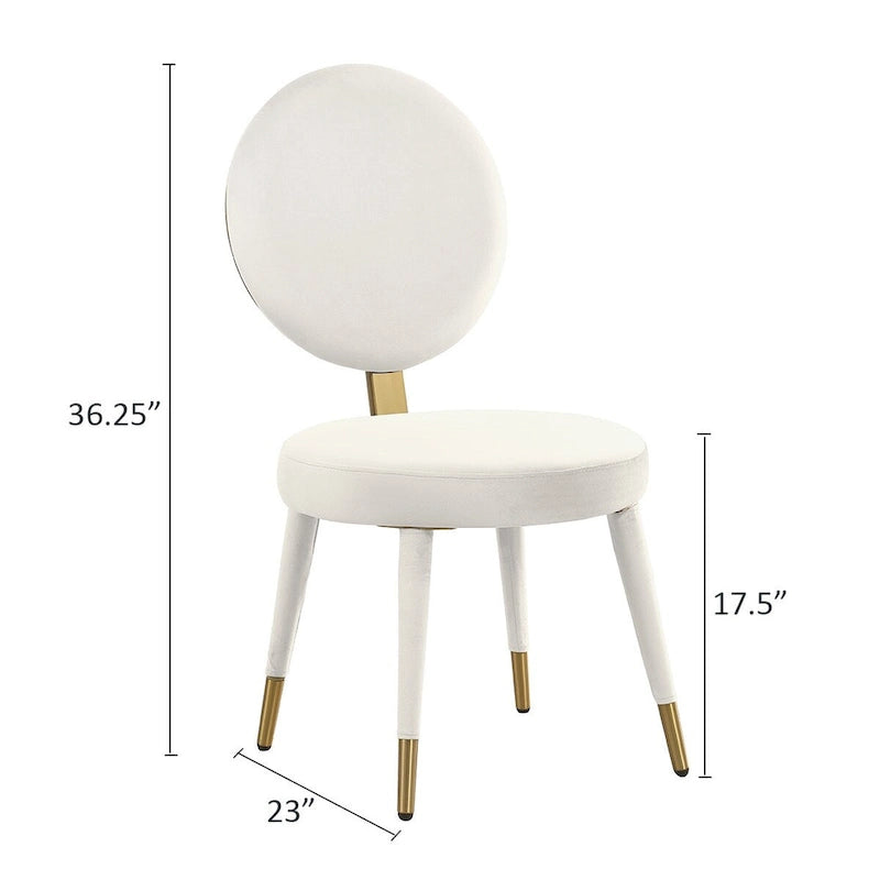 Ensemble table et chaises rondes 5 pièces Morden Fort Modern Luxury-12