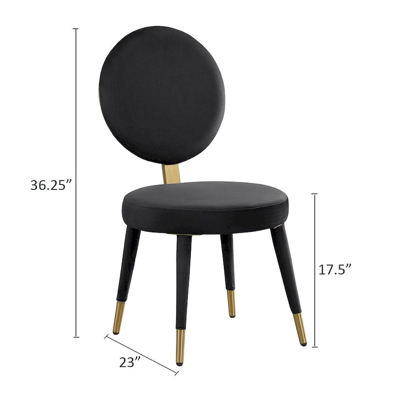 Ensemble table et chaises rondes 5 pièces Morden Fort Modern Luxury-21