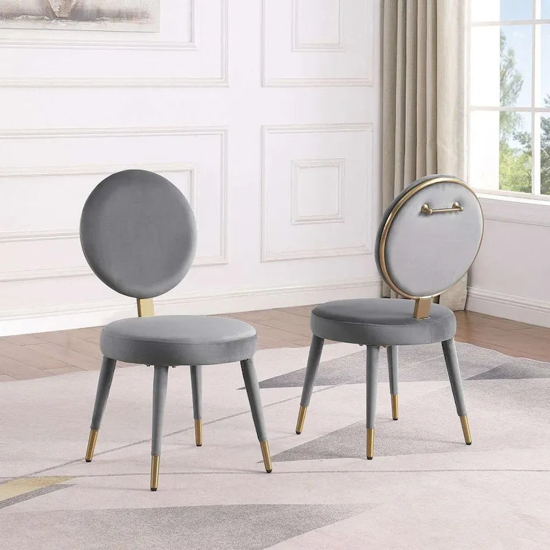 Ensemble table et chaises rondes 5 pièces Morden Fort Modern Luxury-24