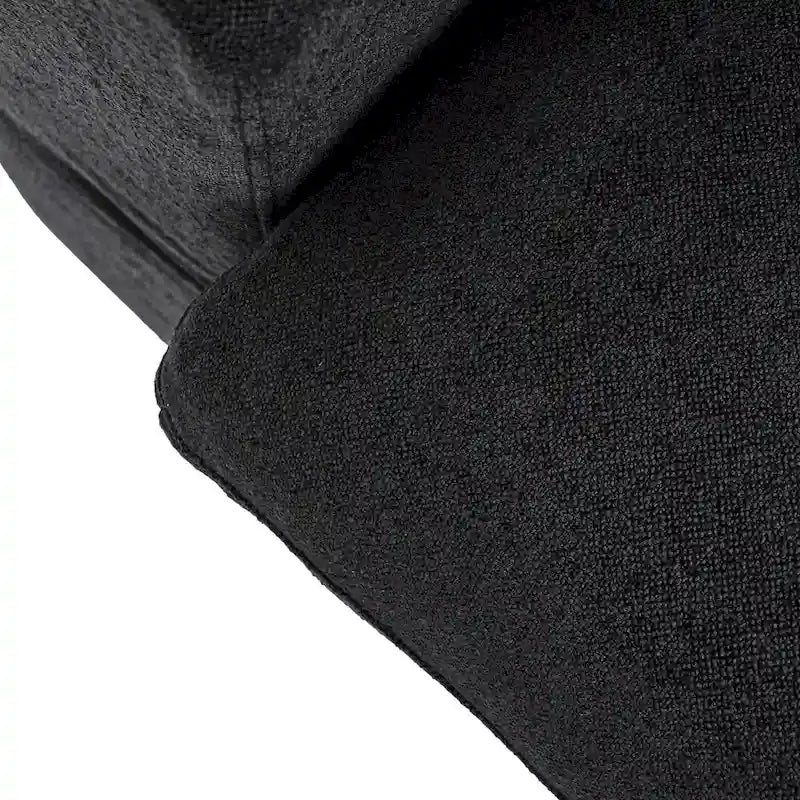 Canapé d'angle 4 pièces en lin moderne, style minimaliste, garni de duvet, style Commix-14