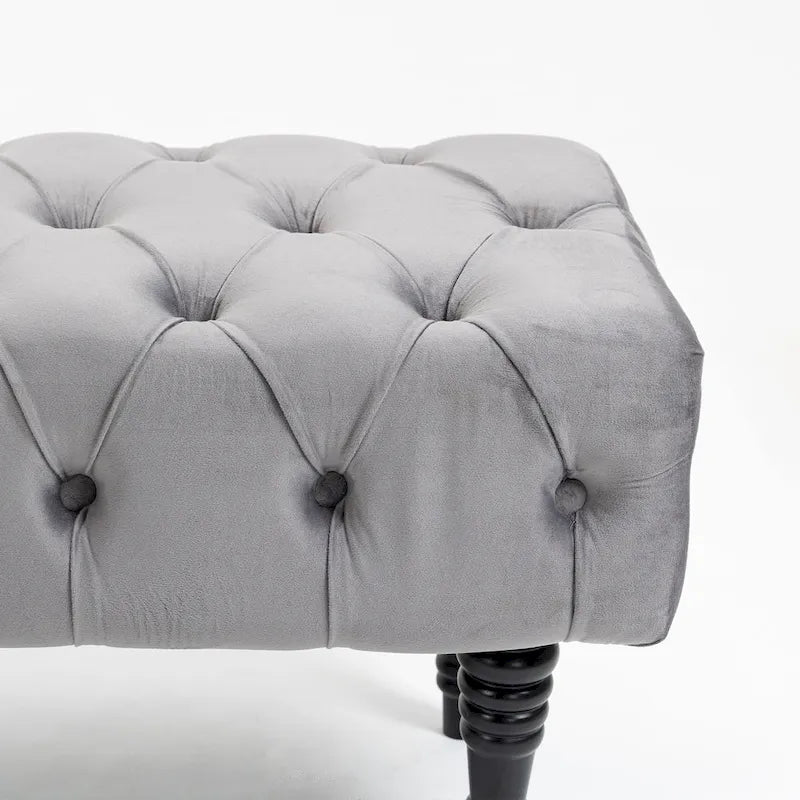 Banc ottoman capitonné AVAWING, banc d'entrée d'appoint-4