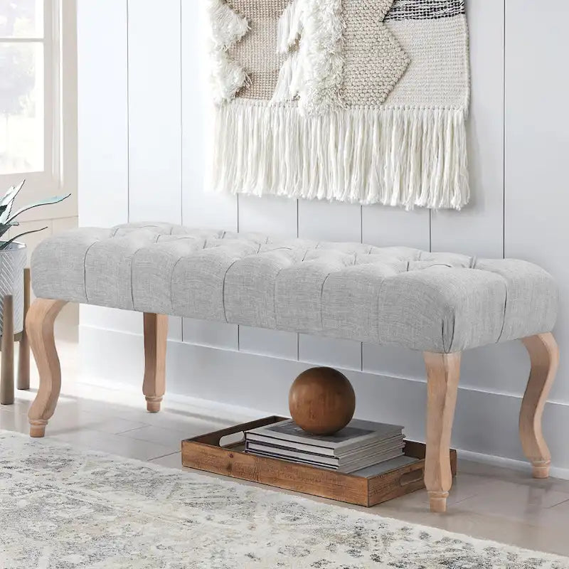 Banc ottoman capitonné AVAWING, banc d'entrée d'appoint-14
