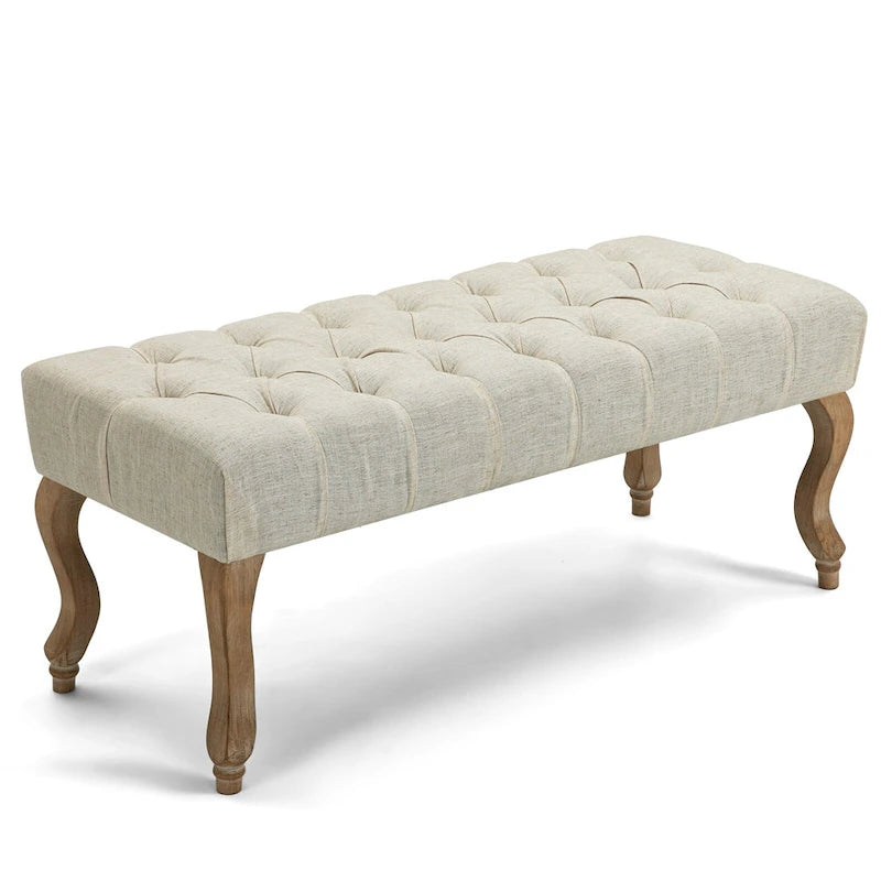Banc ottoman capitonné AVAWING, banc d'entrée d'appoint-16