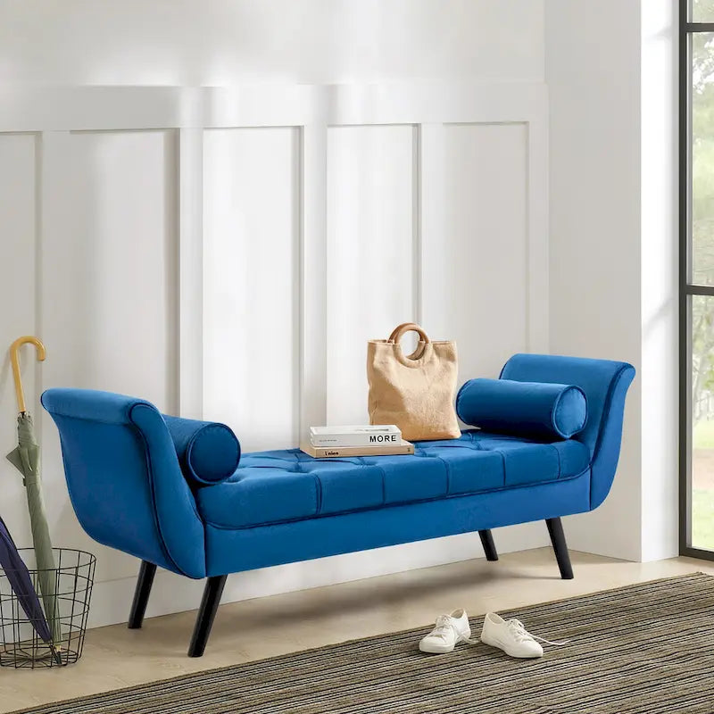 Banc ottoman capitonné AVAWING, banc d'entrée d'appoint-26