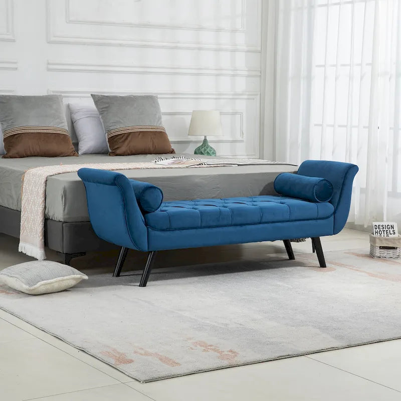Banc ottoman capitonné AVAWING, banc d'entrée d'appoint-27